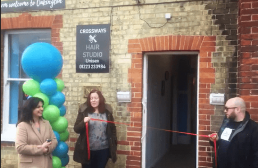 Heidi Allen MP opens Crossways Communitea Cafe