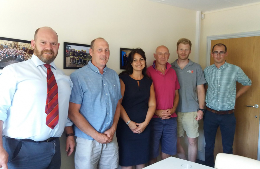 Heidi Allen MP meets with NFU and local farmers